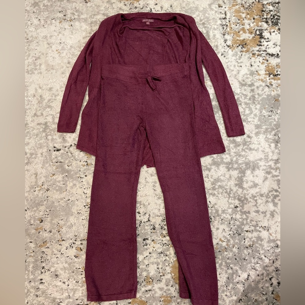 Barefoot Dreams pants and cardigan set never worn Size M